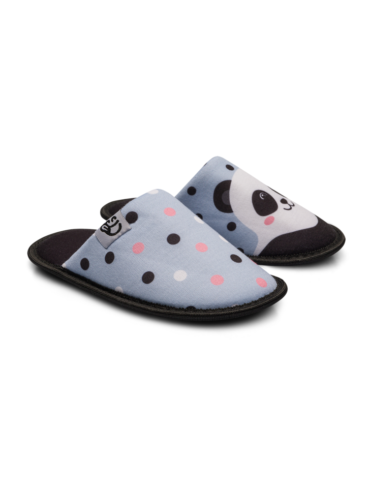 Pantoufles Enfants Panda joyeux