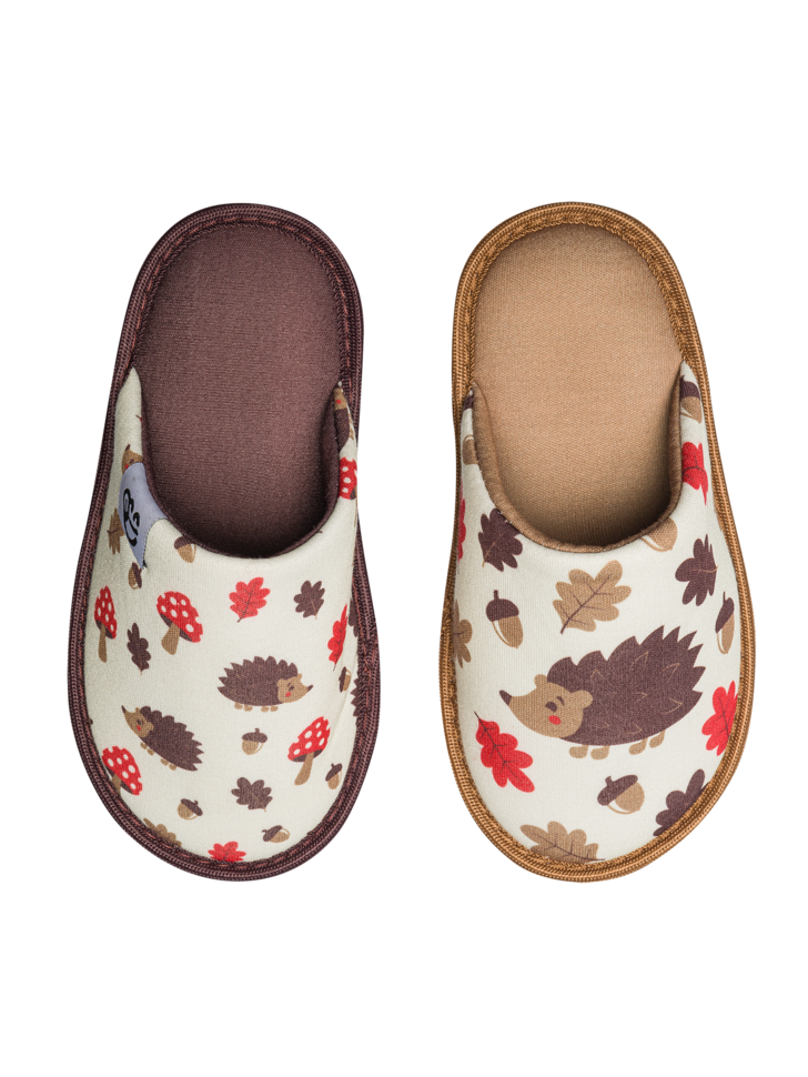 Pantoufles Enfants Hérisson forestier