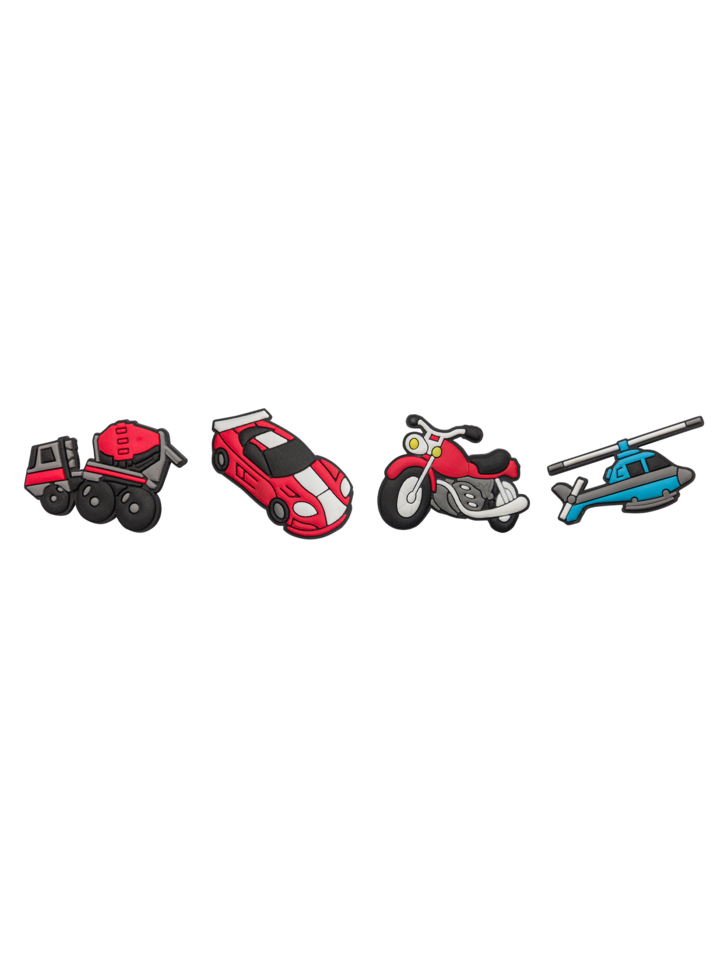 Lot de 4 épingles amovibles pour enfants Véhicules