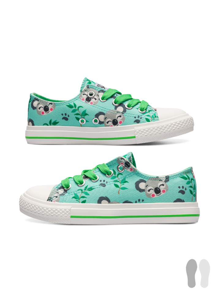 Chaussures en toile enfants Koala heureux
