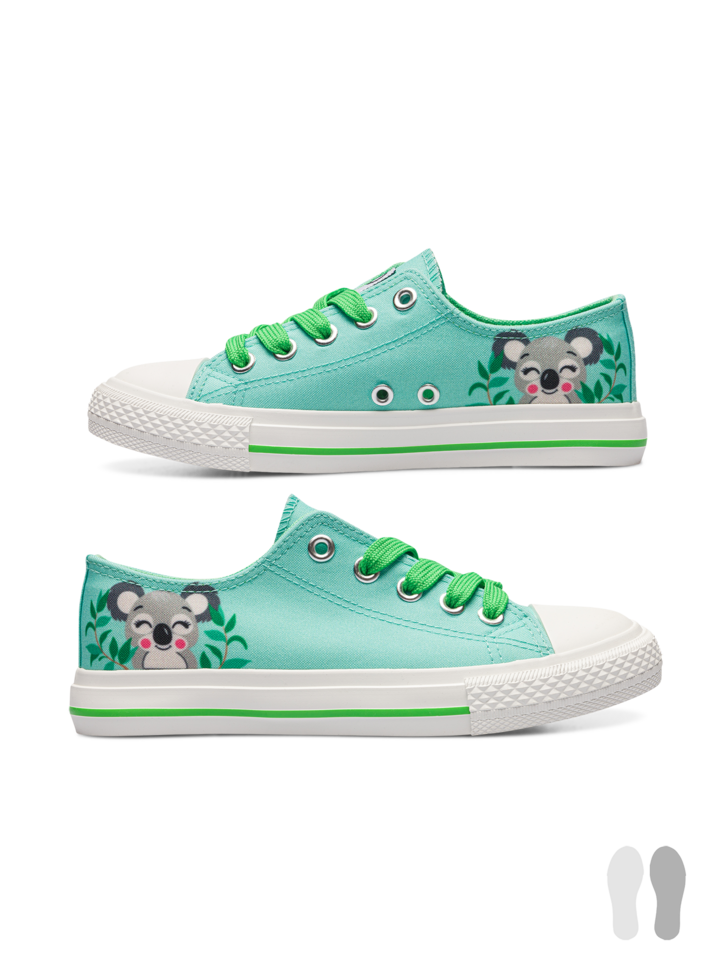 Chaussures en toile enfants Koala heureux