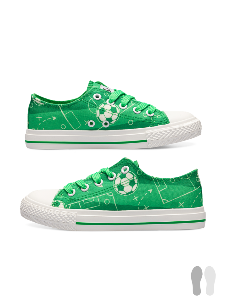 Chaussures en toile enfants Terrain de football