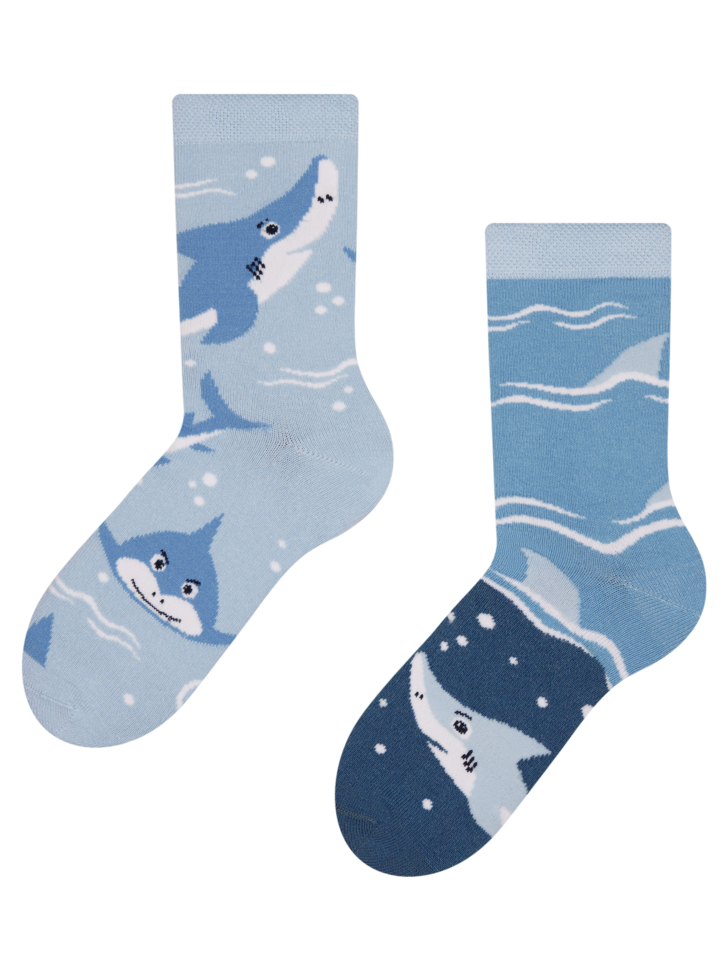 Chaussettes Enfants Requin gris