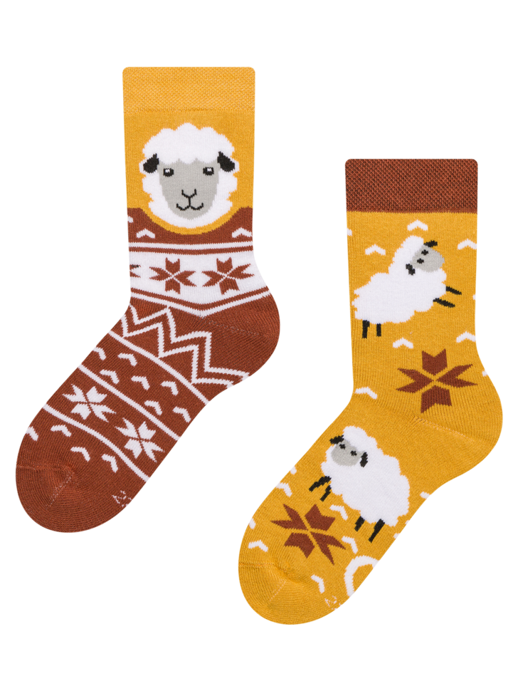 Chaussettes chaudes pour Enfants Mouton dans un pull