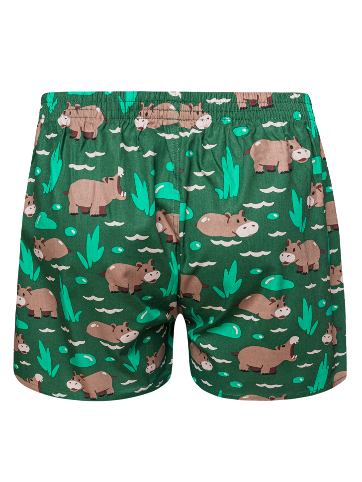 Caleçons Homme Hippopotame nageant