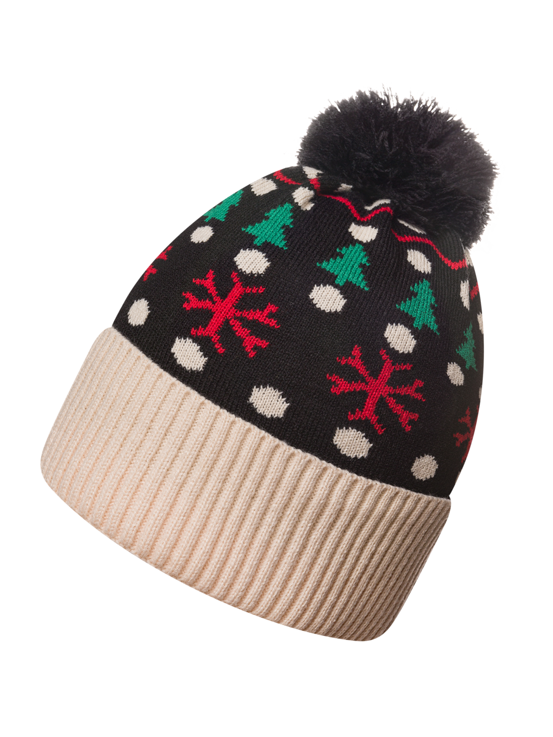 Bonnet tricoté Ornement forestier