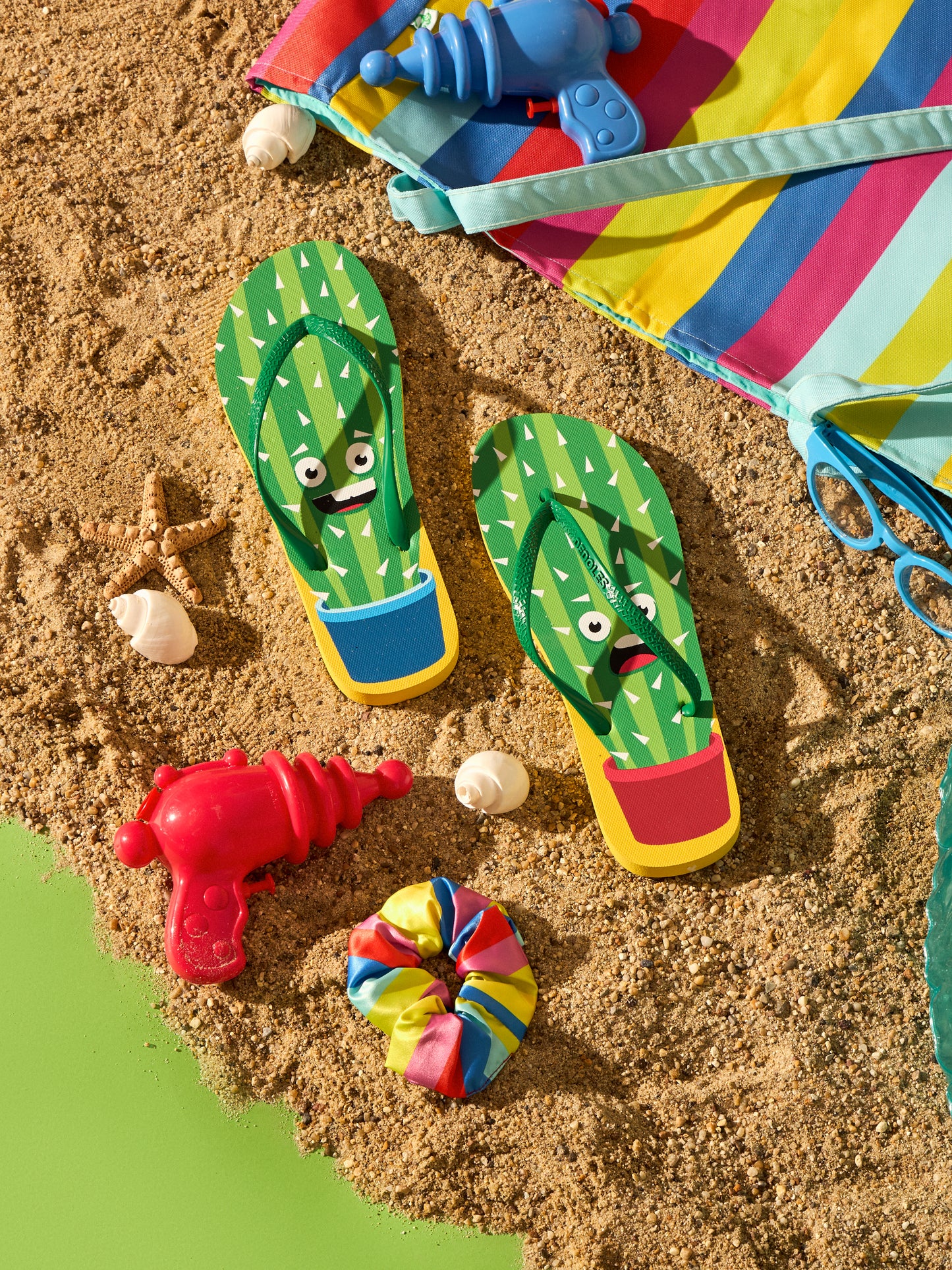 Tongs Cactus amusant