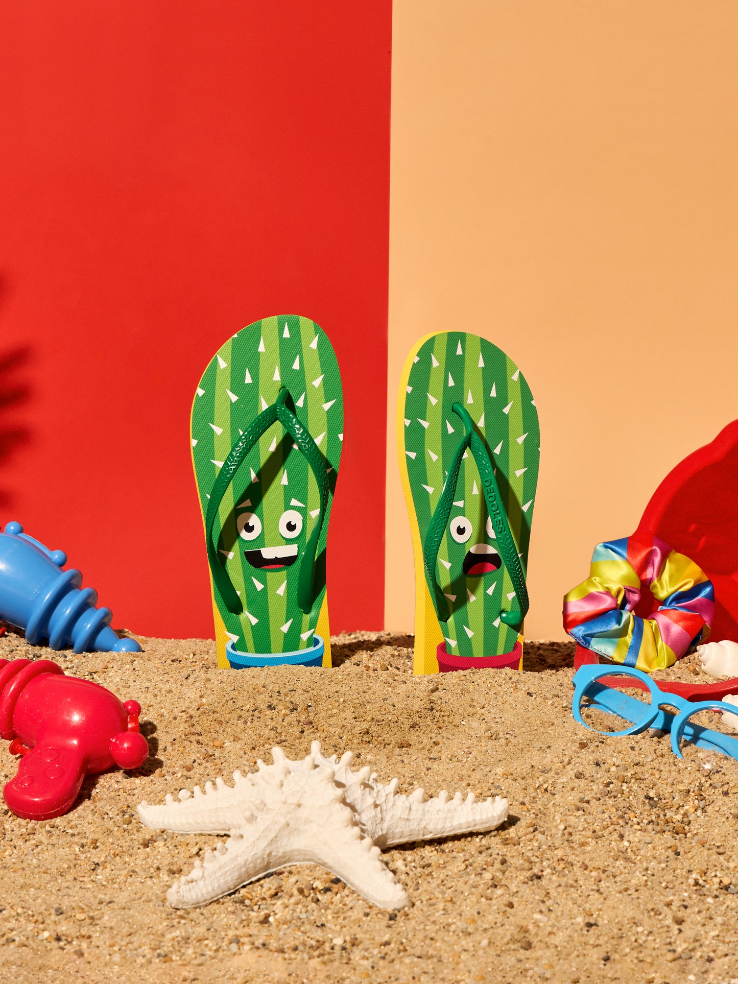 Tongs Cactus amusant
