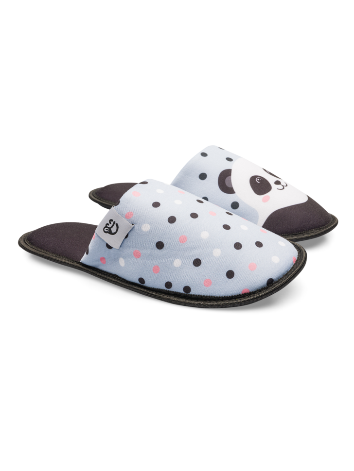Pantoufles Panda joyeux