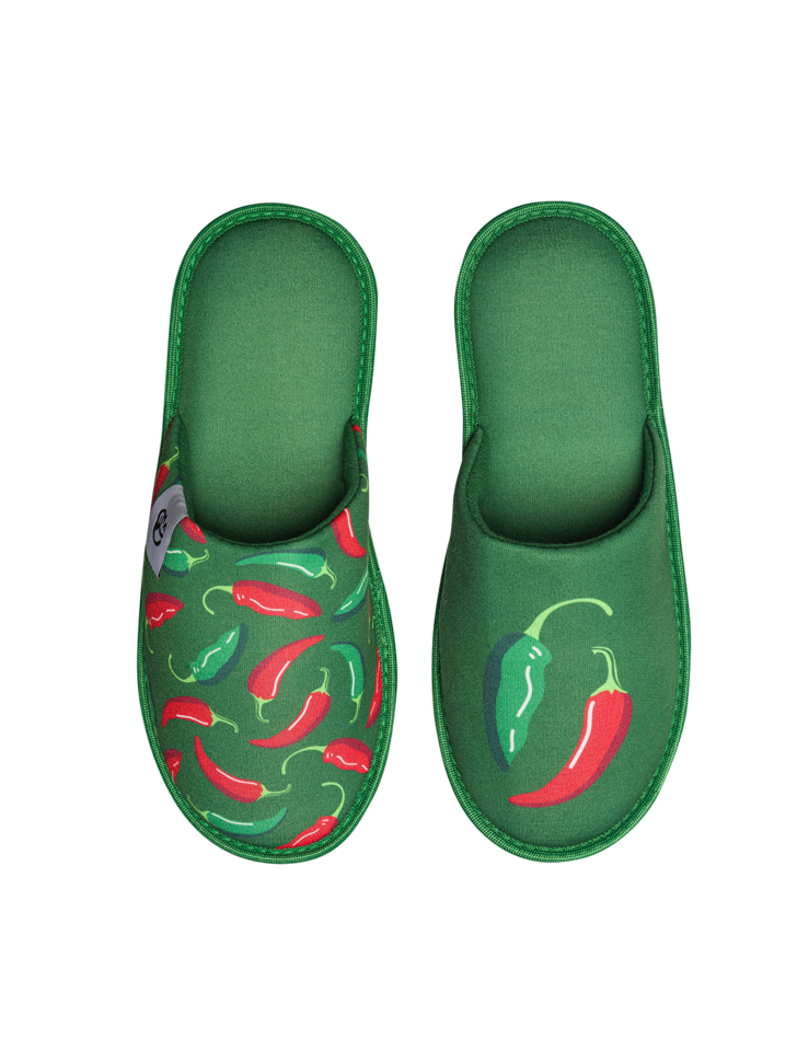 Pantoufles Piment rouge