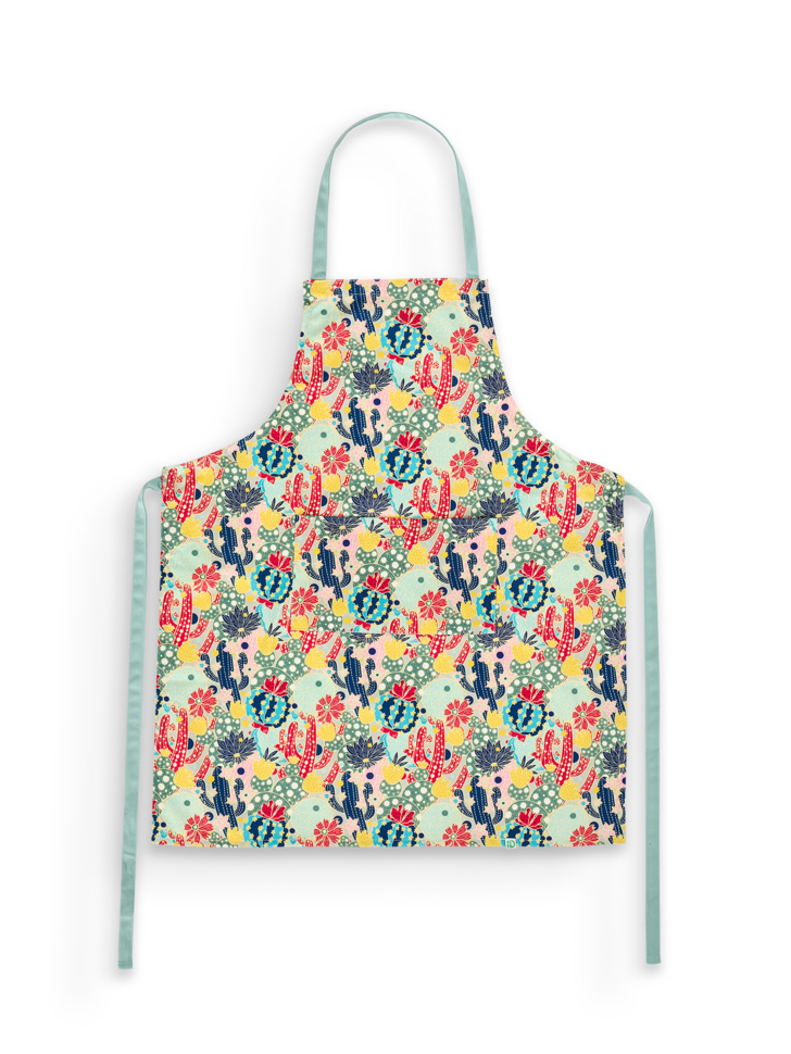 Tablier de cuisine Fleurs de cactus