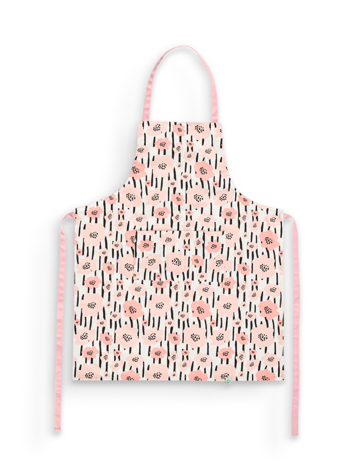 Tablier de cuisine Fleurs roses