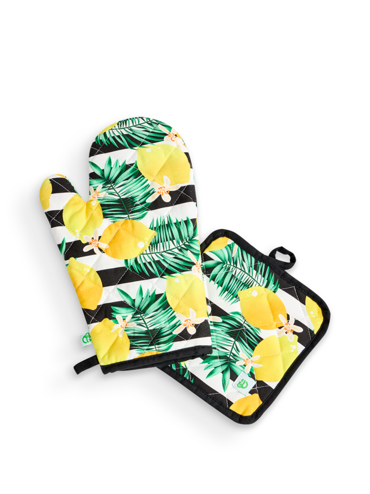 Set de cuisine Citrons et rayures