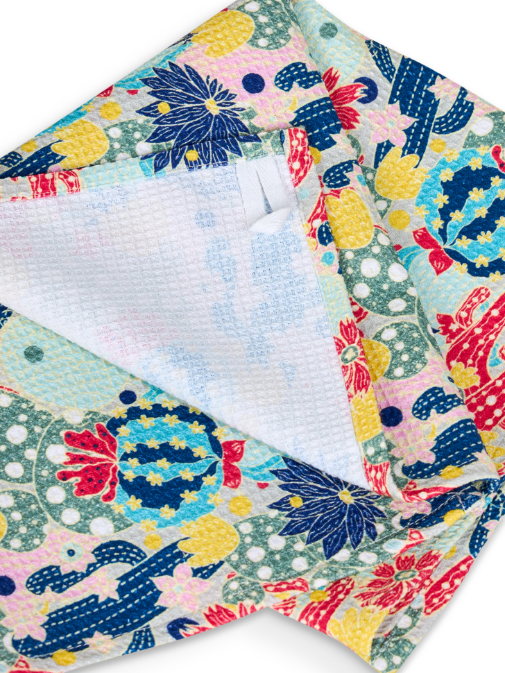 Serviette de cuisine Fleurs de cactus