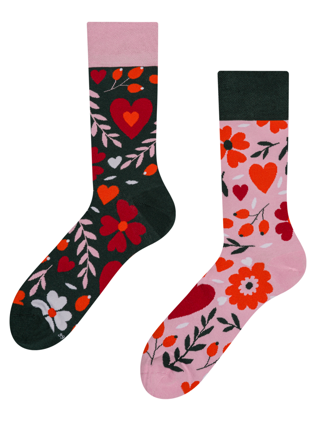 Chaussettes Amour floral
