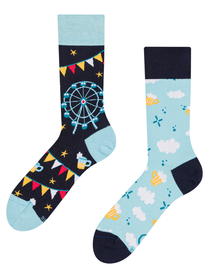 Chaussettes Bière et carrousels