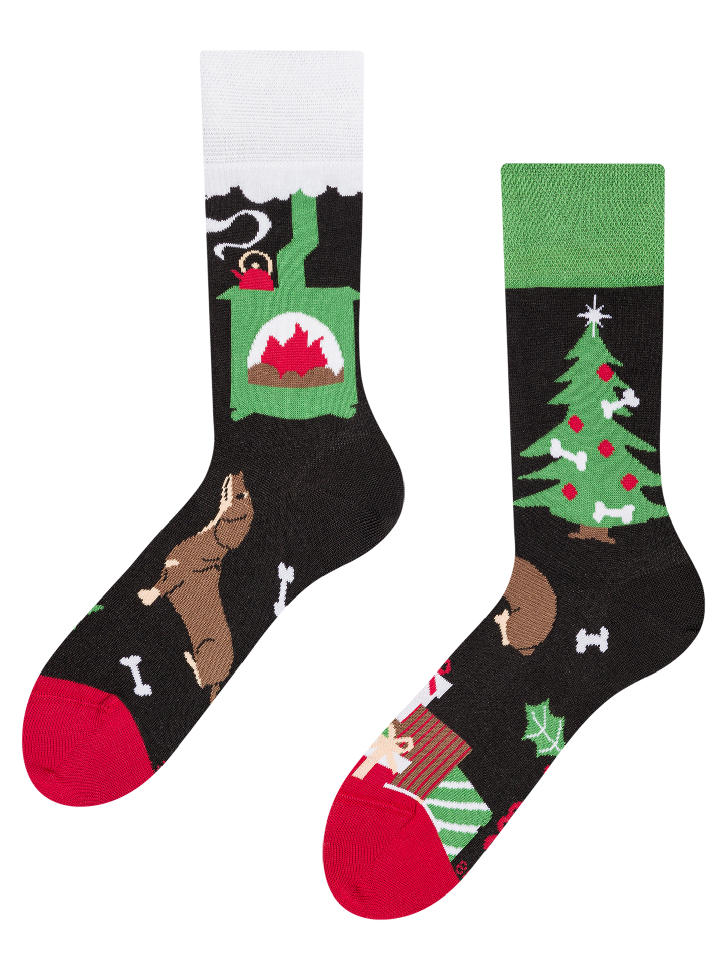 Chaussettes Teckel de Noël