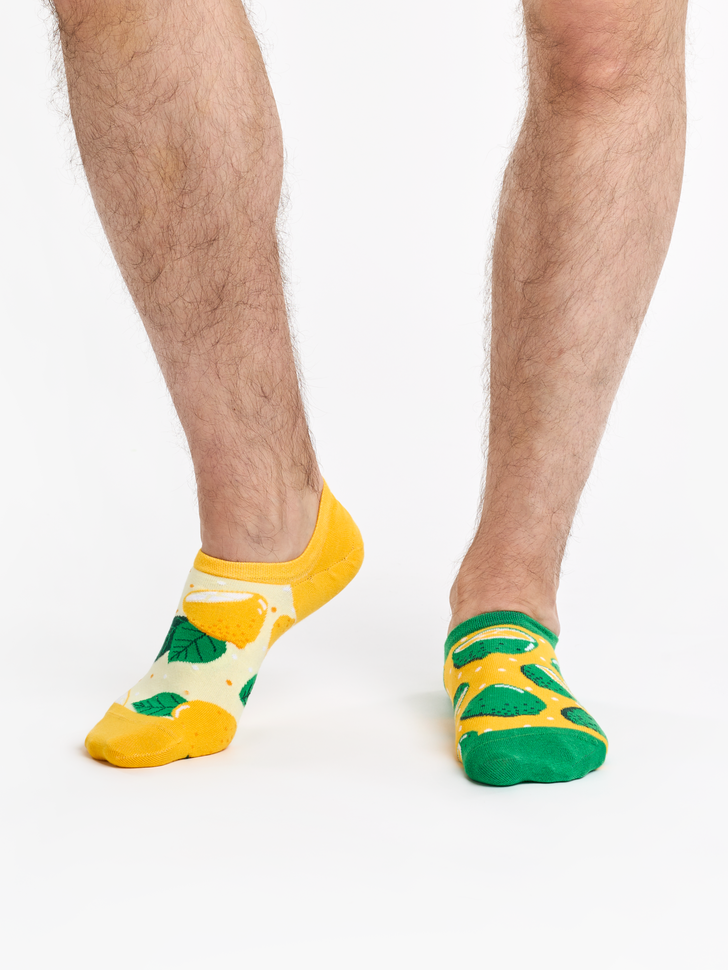 Socquettes pour baskets Citron vert et lime