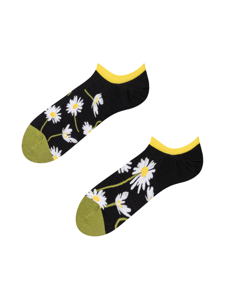 Socquettes pour baskets Marguerites durant la nuit