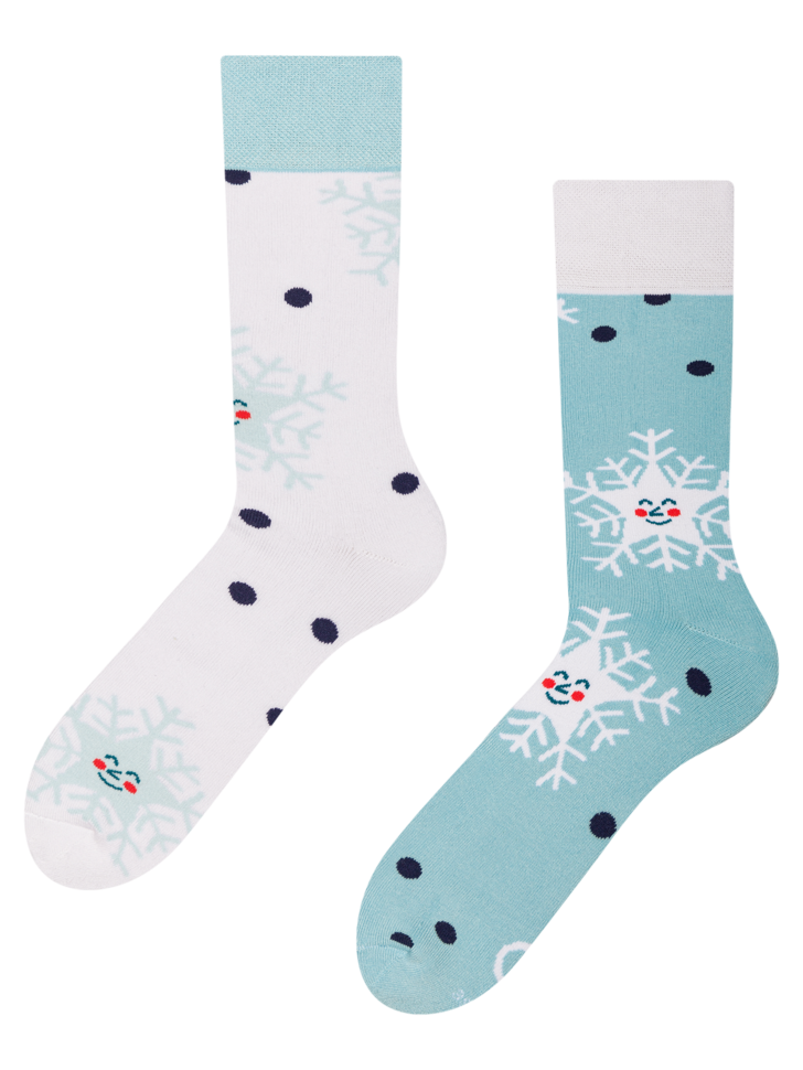 Chaussettes chaudes Flocons de neige joyeux