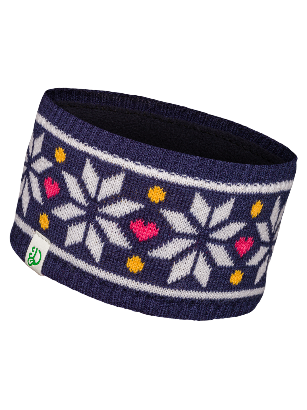 Bandeau tricoté Étoiles nordiques