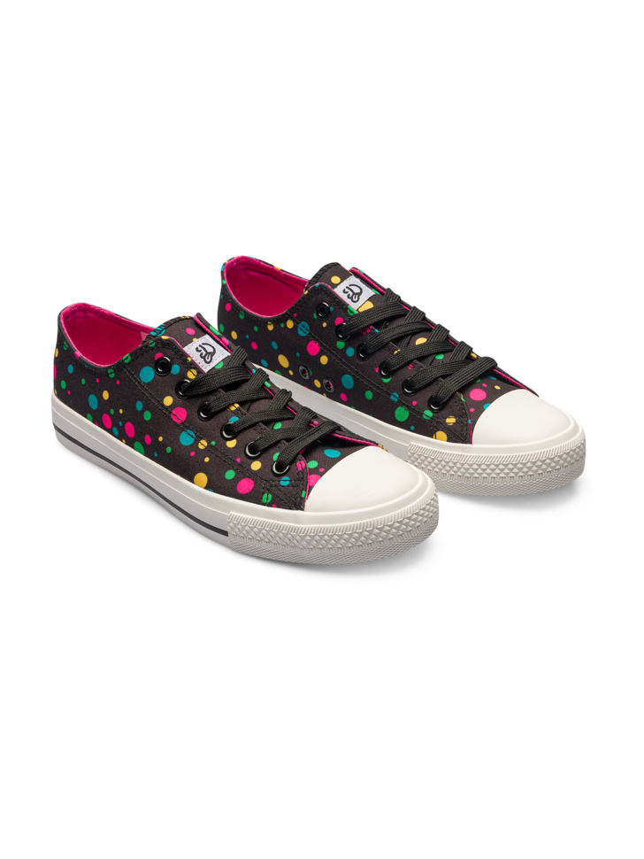 Chaussures en toile Points néons