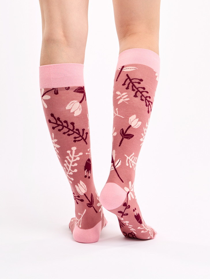 Mi-bas Fleurs douces