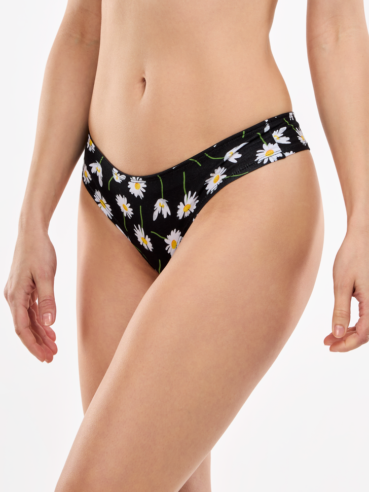 Culotte brésilienne Marguerites durant la nuit