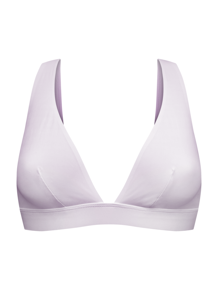 Bralette lilas pastel sans coutures