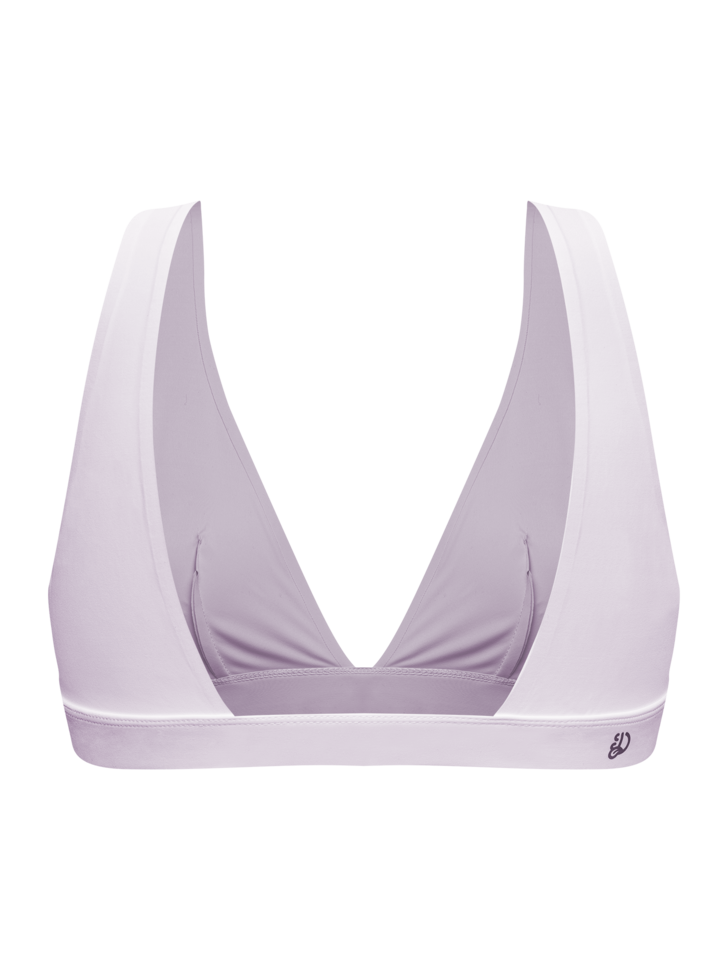 Bralette lilas pastel sans coutures