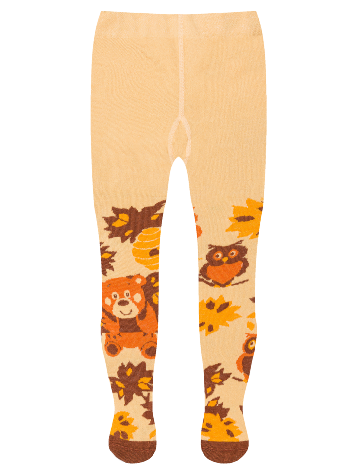Collants Enfants Ours dans la forêt