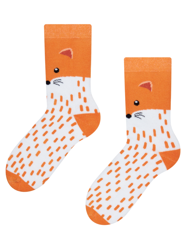 Chaussettes chaudes enfants Renard pelucheux