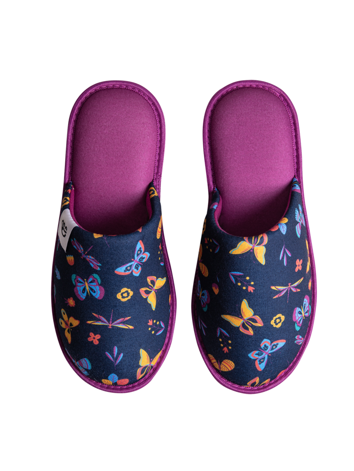 Pantoufles Papillons