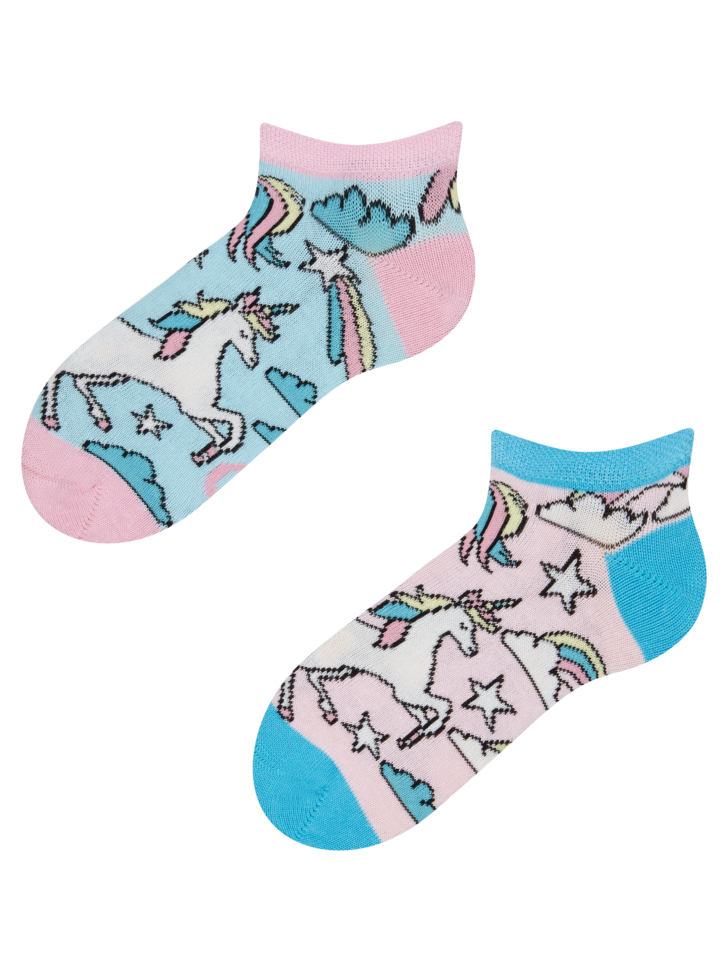 Socquettes Enfants Licorne arc-en-ciel