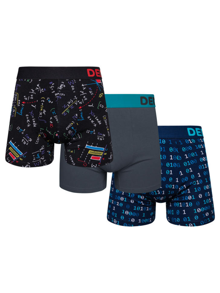 Lot de 3 boxers Amateur de mathématiques