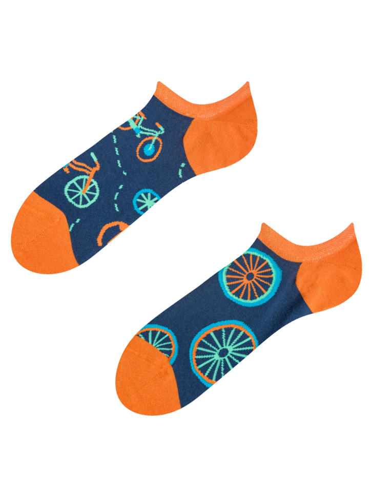 Socquettes pour baskets Bicyclette orange