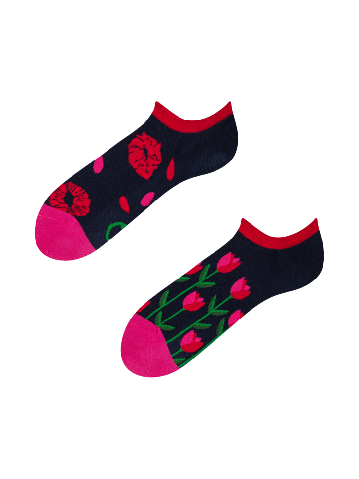 Socquettes pour baskets Lèvres de tulipe