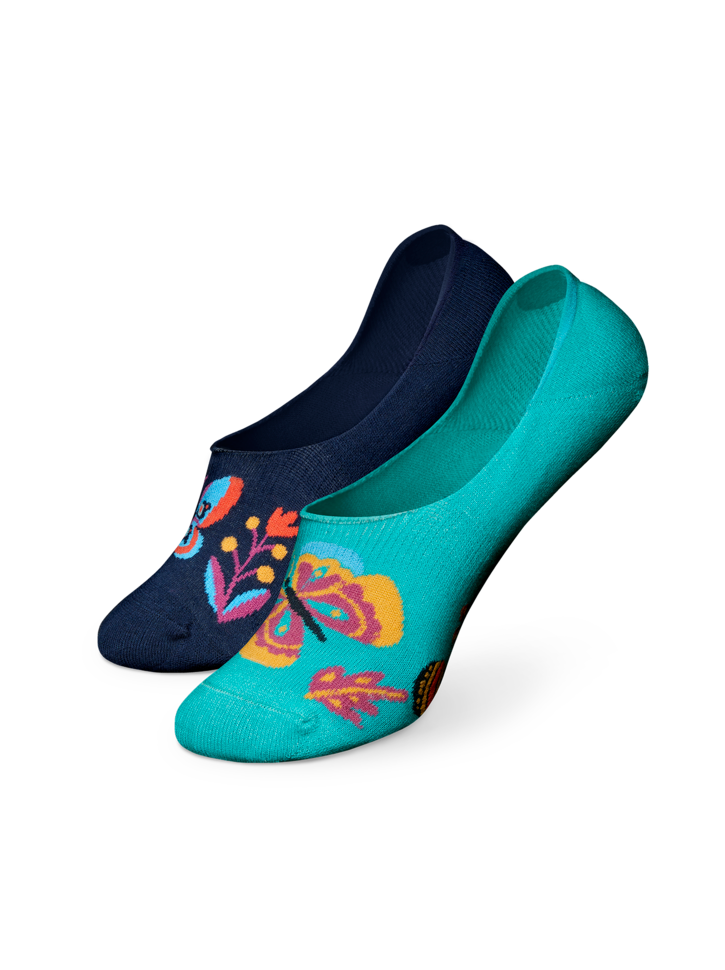 Chaussettes invisibles Papillons