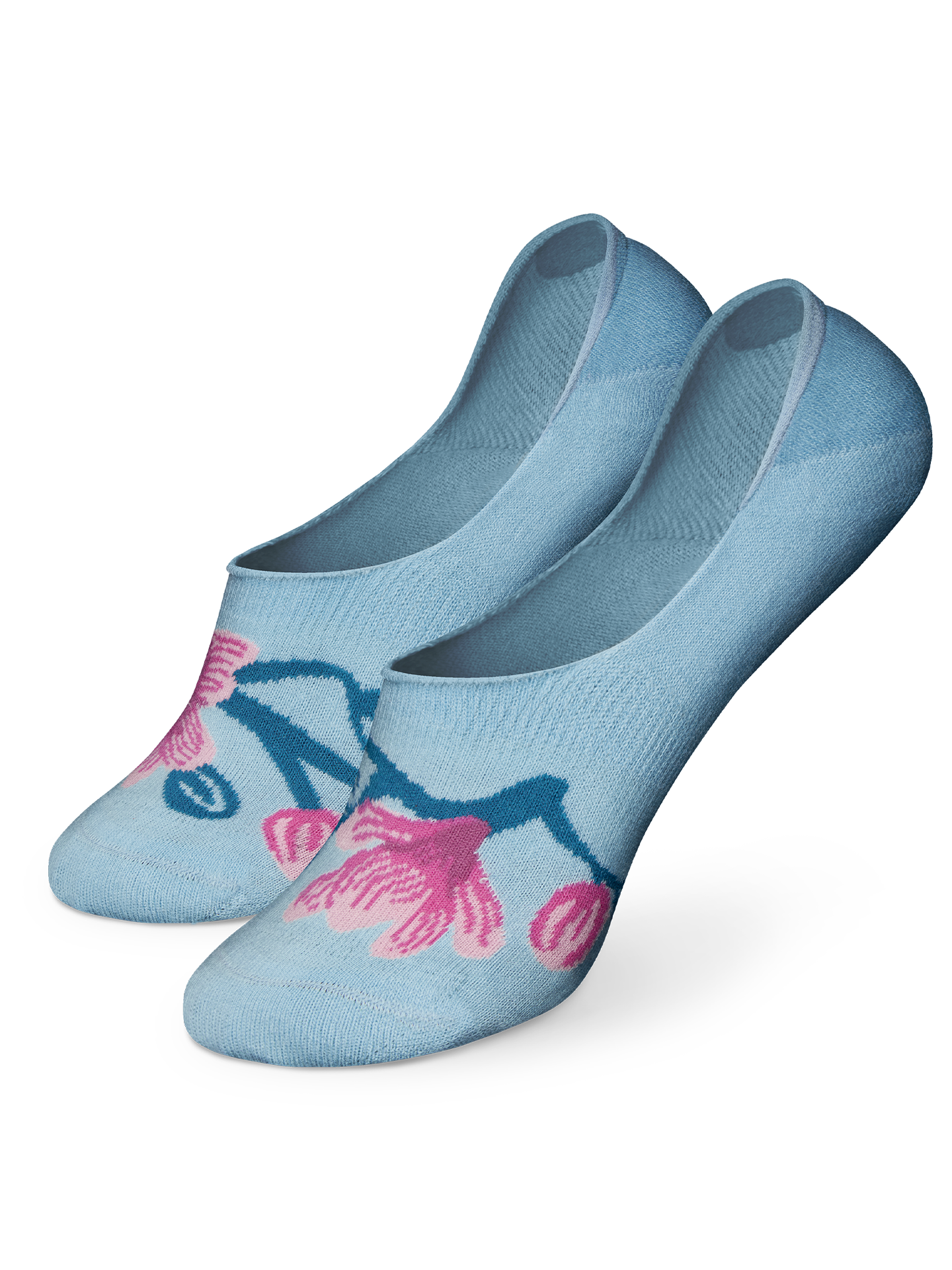 Chaussettes invisibles Orchidée
