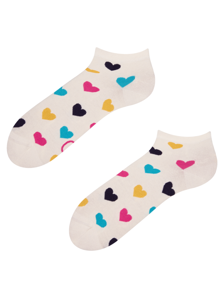 Socquettes Cœurs colorés