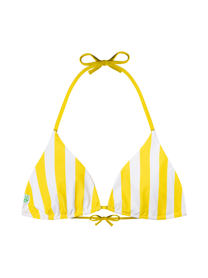 Haut de bikini triangulaire Tournesol ensoleillé
