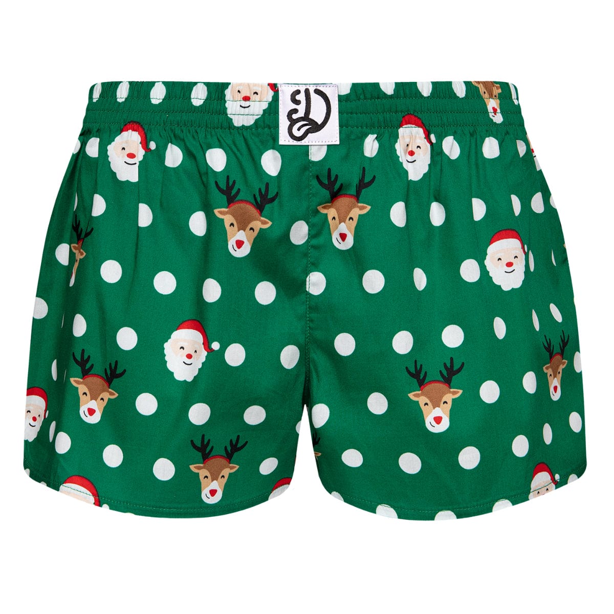 Le Bar a Chaussettes - Caleçon Femme Père-Noël et Rudolph