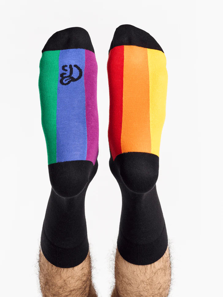 Chaussettes Arc-en-ciel caché
