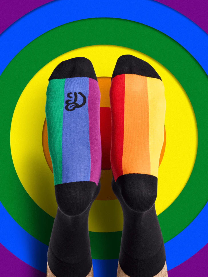 Chaussettes Arc-en-ciel caché