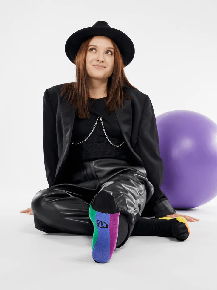 Chaussettes Arc-en-ciel caché