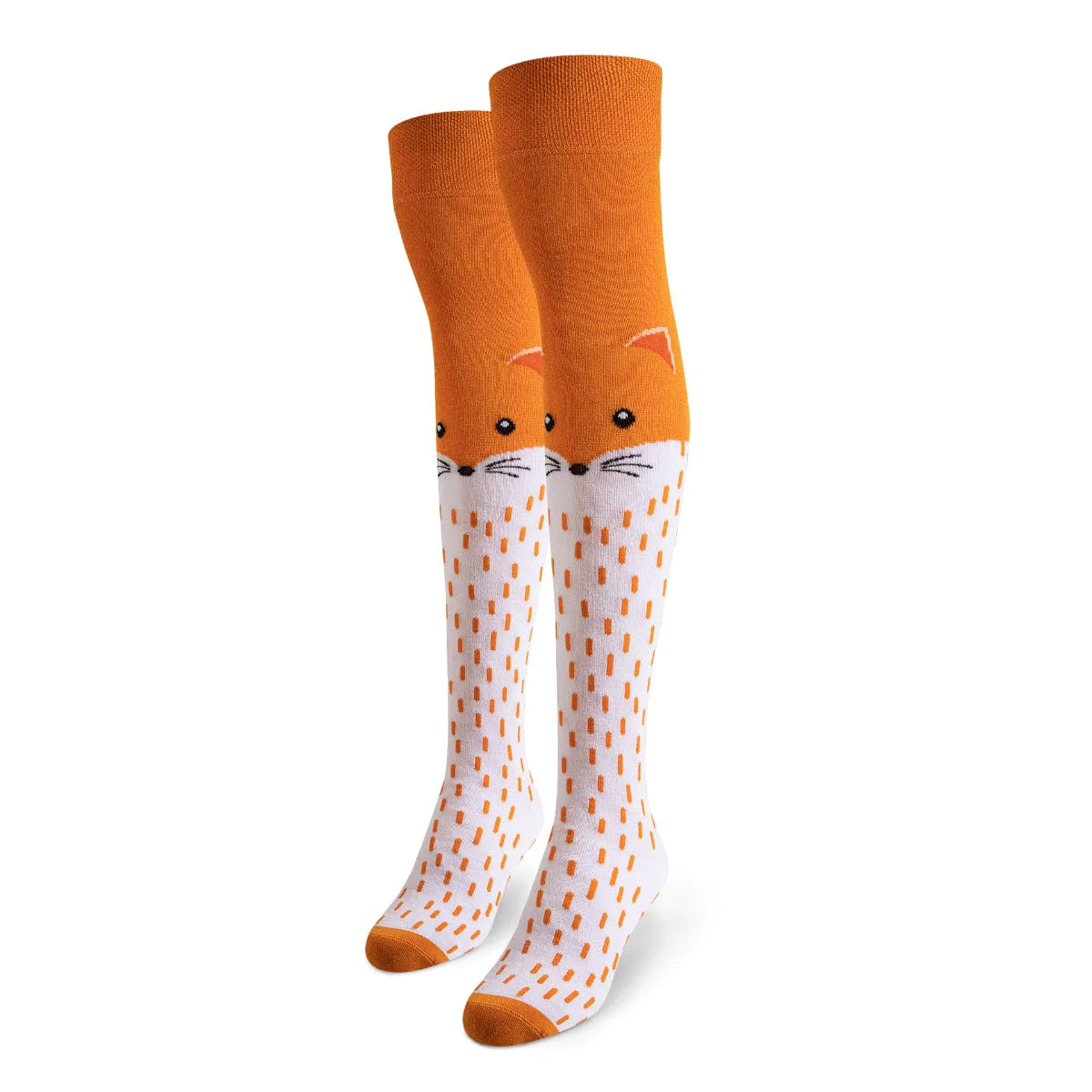 Chaussettes au-dessus des genoux Renard pelucheux