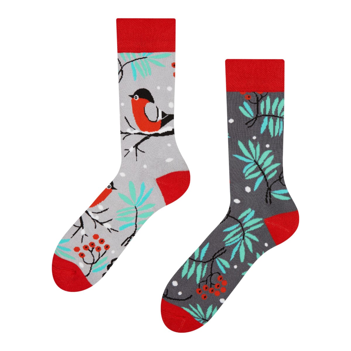 Le Bar a Chaussettes - Chaussettes Chaudes Oiseaux Rouges