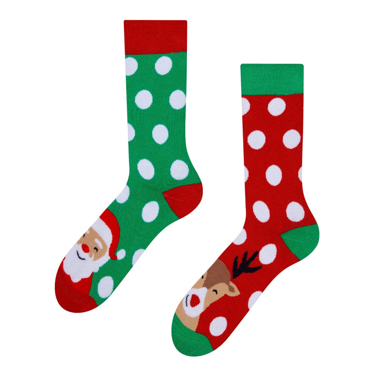 Le Bar a Chaussettes - Chaussettes Chaudes Père-Noël et Rudolph