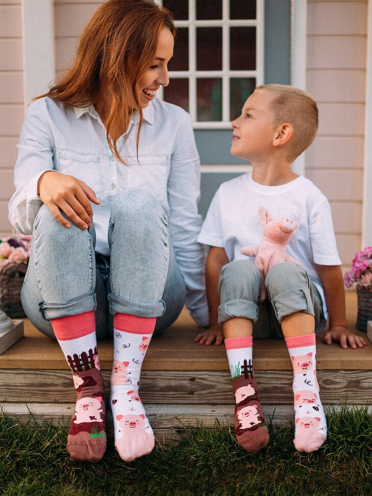 Le Bar a Chaussettes - Chaussettes Cochons Joyeux