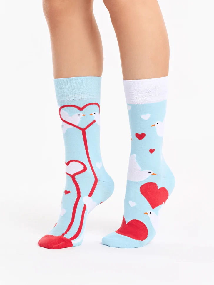 Chaussettes Colombes blanches
